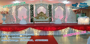 เวทีแต่งงานคริสตัลพาลาซโซสุดหรู ตกแต่งเวทีเมเฮนดี ดีไซน์เสาคริสตัล ตกแต่งเวทีซันเกต สำหรับงานอีเว้นท์ในสหรัฐอเมริกา - Product Image 4
