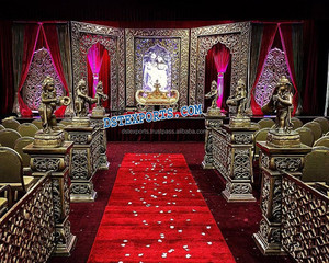 ตะวันตกแต่งงานต้อนรับเวทีชุดล่าสุดชาวฮินดูตกแต่งเวทีแต่งงานเอเชียจัดงานแต่งงานผู้ผลิตการติดตั้งเวที - Product Image 3