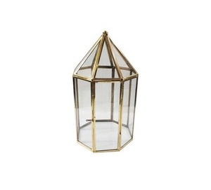 Hanging Clear Modern Art Unique Indoor Plant <b>Terrarium</b> with Metal & Glass Tabletop Vase-Custom Shape Factory Direct <b>Sale</b> - Product Image 1