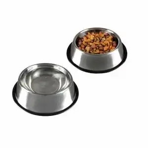 Pet lento ciotola di cibo ciotola del gatto e del cane cibo servire classico disegno di un animale domestico che serve ciotola