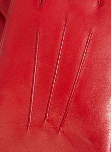 Gants en cuir pour femmes doublés de fourrure fabriqués à partir de cuir de première qualité conçus pour la chaleur et le confort idéal pour la mode et le style d'hiver - Product Image 4