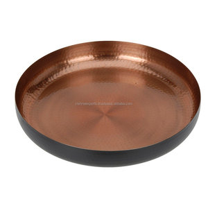 Bandeja DE SERVICIO DE COBRE negro mate hecha de acero y acero inoxidable - Product Image 2