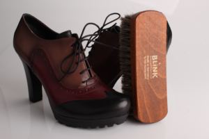 Brosse à cirer les chaussures en crin de cheval de haute qualité avec manche en bois Portable pour la vie quotidienne et l'expédition en mer Design sculpté au Laser - Product Image 3