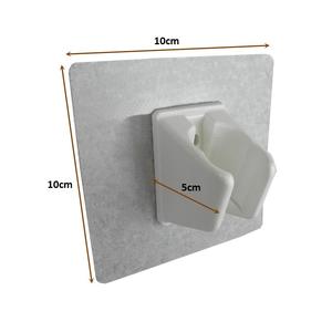 Support de pommeau de douche en plastique écologique pour salle de bain avec autocollant magique Capacité de charge de 2.5kg - Product Image 6