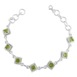 Bracelet en pierre naturelle, bijoux en argent pour femmes - Product Image 3