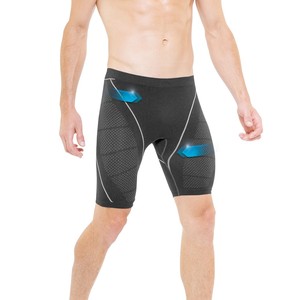 Short de survêtement de compression pour unisexe Biker Workout Fitness Gym Wear Solid - Product Image 4