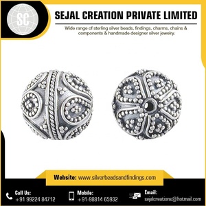 Top Exporters of Loose <b>Beads</b> 925 Sterling <b>Silver</b> Jewelry High Quality Metal <b>Beads</b> - Product Image 2