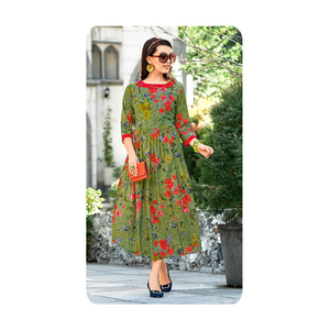 เสื้อ Kurti ปักแขนยาว - Product Image 1