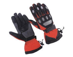 Guantes de carreras de Kart de dedo completo de alta calidad, correa de muñeca ajustable con aislamiento térmico, pantalla táctil de cuero antideslizante ligero - Product Image 2