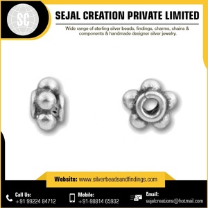 วัสดุโลหะสำหรับเครื่องประดับลูกปัดหลวมเงินแท้925โลโก้ที่กำหนดเอง - Product Image 4