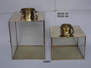 Terrario de cristal interior geométrico hecho a mano en latón suculentas helecho planta de aire terrario geométrico contenedor decoración del hogar - Product Image 5