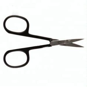 Ciseaux à ongles professionnels avec logo personnalisé Ciseaux à cuticules émoussés en acier inoxydable Lames droites incurvées Beauté Salon de manucure Sourcils - Product Image 2