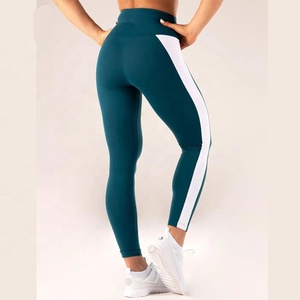 Leggings en coton et élasthanne tricotés sans couture, antibactériens, écologiques, de haute qualité, respirants, style décontracté pour femmes - Product Image 1
