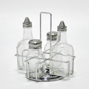 Porte-bouteille d'huile en forme de croix de conception de base rotative - Product Image 1