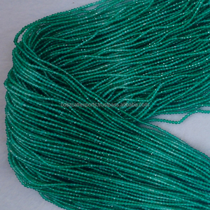 Cyanite verte Perles de Pierres Précieuses À Facettes - Product Image 2