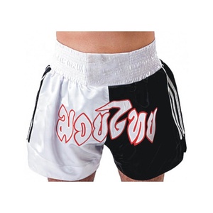 Logo personnalisé de haute qualité Polyester Satin Boxe Thaï Muay Thai Shorts optimal pour les adultes MMA combat Arts martiaux-OEM - Product Image 6