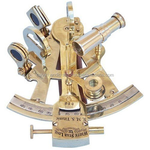 CALVIN HANDICRAFT NAUTICO COLECCIONABLE Marine White Star Line R.M.S Titanic Brass Maritime SEXTANT - Product Image 4
