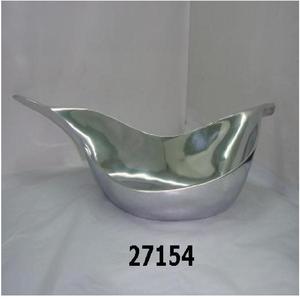 Cast Aluminium Fruit <b>Bowl</b>/Salad <b>Bowl</b> With Mirror Polished Decorative <b>Bowl</b> Use for Party - Product Image 2