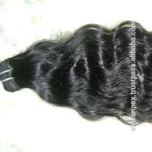 Extensiones de Cabello Natural de la India, Cabello Humano Remy sin Enredos ni Caída, Color Castaño Natural, Alineado con la Cutícula - Product Image 5