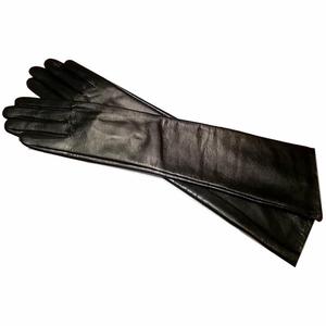 Gants longs en cuir pour femme, design personnalisé, tactiles, chauds, pour soirée, mariage, fête, usage quotidien - Product Image 1
