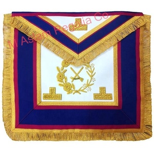 Assistant Director of Ceremonies Past Grand Mark Office <b>Dress</b> | Hand Embroidery Bullion Wire Grand Aprons - Product Image 1