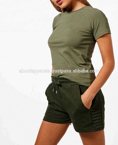 Femmes grande taille décontracté été collants printemps chaud Spandex Polyester beurre doux respirant Shorts taille poche vêtements de tous les jours - Product Image 2