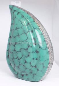 Urna para adultos con corazón de latón para cenizas, suministros funerarios humanos - Product Image 6