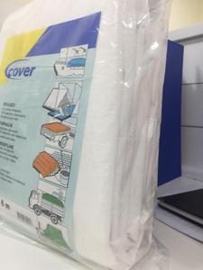 Bâche de construction en HDPE, avec traitement aux UV, bleu-orange, standard européen, vente en gros - Product Image 2