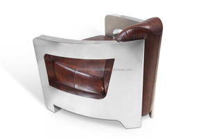 เก้าอี้นักบินหนังแท้คุณภาพสูงแบบคลาสสิก - Product Image 3