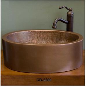<b>Table</b> Top Copper Wash Basin Sink - Product Image 1