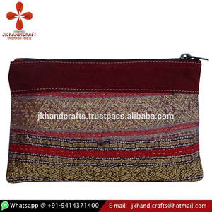 กระเป๋าถือวินเทจแบบคันธา กระเป๋าสตางค์แบบคันธาจากผ้าส่าหรี ขายส่ง - Product Image 2