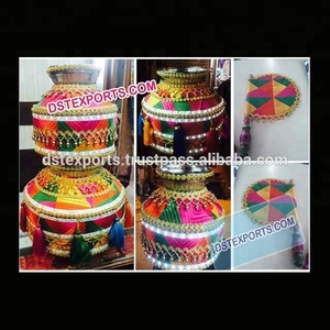 Jagoo Phulkari Punjabi para Bodas con Luces LED, Compre Decoración LED Jago para Bodas Punjabi, Jago Iluminado con Luces LED Decoradas con Phulkari - Product Image 4