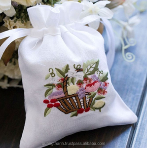 Sachet Broderie Lavande Sac Coton Matériel - Product Image 2