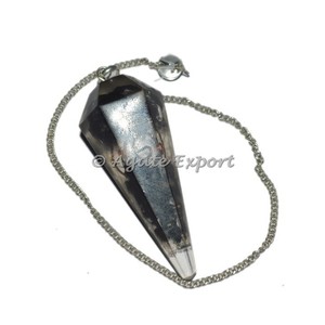 Péndulos de capa de Chakra de orgón artesanales de piedra semipreciosa para curar la protección de orgón - Product Image 2
