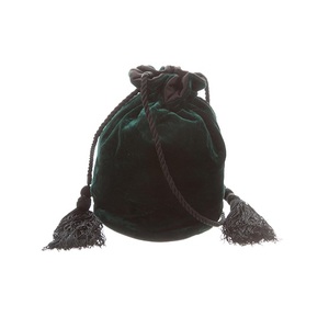 Green <b>Velvet</b> Pouch Custom <b>Velvet</b> Drawstring Pouch <b>Bag</b> for Jewelry Storage - Product Image 1