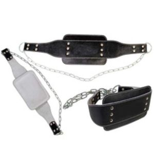 GAF CEINTURE EN CUIR DE VACHE À TAILLE FORTE CHAÎNE MÉTALLIQUE HEAVY DUTY pour HAUSSE FITNESS - Product Image 4