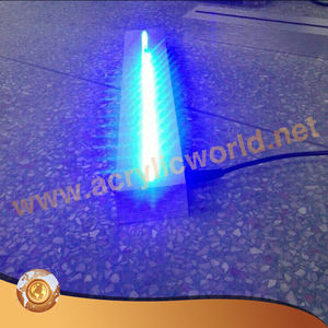 Soporte de señal acrílico LED, moderno, con logo de grabado - Product Image 3
