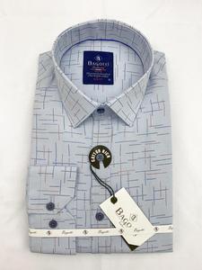 โมเดิร์นหรูหราล่าสุดแฟชั่นผ้าฝ้ายเสื้อการออกแบบรูปแบบใหม่ที่มีคุณภาพสูงแขนยาวผู้ชายเสื้อ - Product Image 6