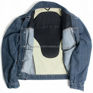 Shemax-chaqueta vaquera para moto, con protectores - Product Image 2