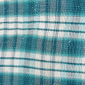 Cousu à la main réversible indien Kantha Quilt Vintage Collection sain Rare fait à la main pour hôtel ou usage domestique - Product Image 6