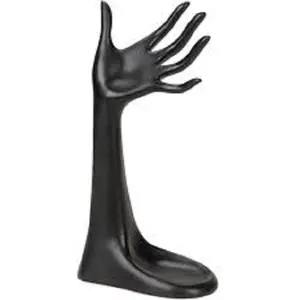 Sculpture en métal à la main noire dernière meilleure qualité supérieure décoration perlée Sculpture en gros