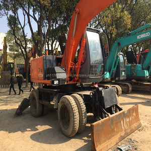 Excavadora de ruedas usada Hitachi ZX130W Japón Hitachi de excavadoras de ruedas ZX130 - Product Image 2