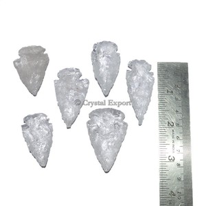 Pointes de flèche en agate indienne de haute qualité en quartz cristal - Product Image 1
