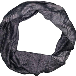 Écharpe Infinity pour les hivers 100% coton et viscose Dobby Style-Complément parfait à votre ensemble chapeau et gants - Product Image 1