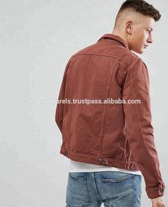 OEM fábrica clásico botón abajo liso al por mayor hombres chaqueta de mezclilla negro - Product Image 4