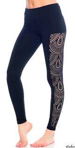 Leggings avec imprimé floral par sublimation pour femmes,, de haute qualité, design Fitness et Yoga, nouvelle collection - Product Image 3