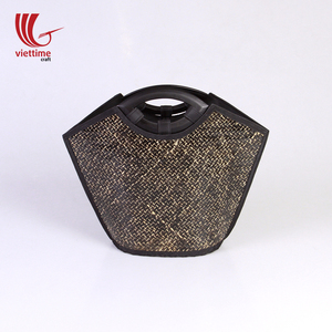 Bolso de bambú tejido elegante/bolso de bambú tejido estampado - Product Image 1