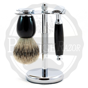 Top quality men razor <strong>Badger</strong> hair mens shaving gift set/men grooming kit