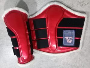 รองเท้าบูทป้องกันขณะขับขี่ม้าทำจากหนังสังเคราะห์และบุขนเทียมปรับขนาดโลโก้ได้ตามต้องการ - Product Image 3