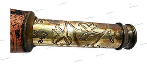 Télescope nautique en laiton Style antique Marine Vintage Spyglass Maritime avec boîte en bois de rose - Product Image 5